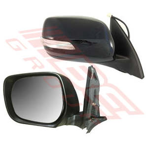 8136216-01 - DOOR MIRROR - L/H - ELECTRIC - BLACK - W/LED - TO SUIT - TOYOTA PRA&hellip;