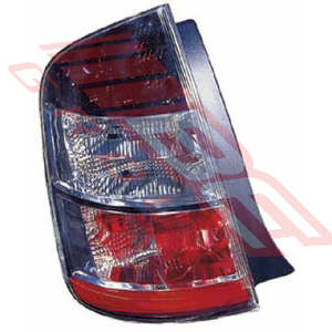 Parts To Suit Toyota Prius 2003: 8117198-1G - REAR LAMP - L/H - BLACK TOP (4 BULB) - TO SUIT - TOYOTA PRIUS - NHW20 - 2003-