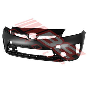 Parts To Suit Toyota Prius 2012 Facelift: 8117290-10CF - FRONT BUMPER - PRIMED BLACK - W/O WASHER HOLE - CERTIFIED - TO SUIT - TOYOTA PRIUS 2012- F/LIFT
