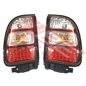 Parts To Suit Toyota Rav4 1998: 8198198-91PG - REAR LAMP - SET - L&R - LED - CLEAR/CLEAR/RED TO SUIT - TOYOTA RAV4 1998-00