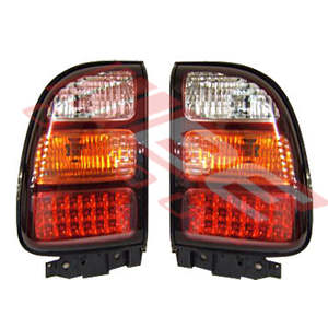 Parts To Suit Toyota Rav4 1998: 8198198-90PG - REAR LAMP - SET - L&R - LED - CLEAR/YELLOW/RED TO SUIT - TOYOTA RAV4 1998-00