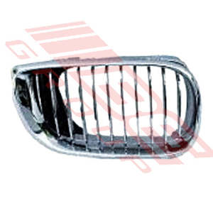 Parts To Suit Bmw 3 Series 1998 2001: 0061099-83 - GRILLE - L/H - CHRM/CHRM/BLACK - TO SUIT - BMW 3'S E46 2003- COUPE