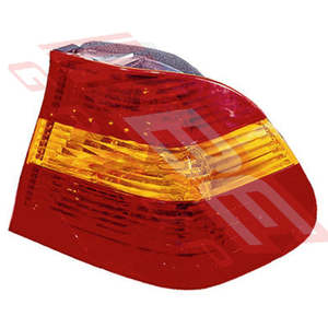 0061098-82G - REAR LAMP - R/H - RED/AMBER/RED - TO SUIT - BMW 3'S E46 4D 2001-