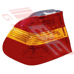 Parts To Suit Bmw 3 Series 1998 2001: 0061098-81G - REAR LAMP - L/H - RED/AMBER/RED - TO SUIT - BMW 3'S E46 4D 2001-