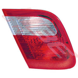 0061098-51G - REAR LAMP - L/H - INNER - CLEAR/RED - TO SUIT - BMW 3'S E46 4D 1998-