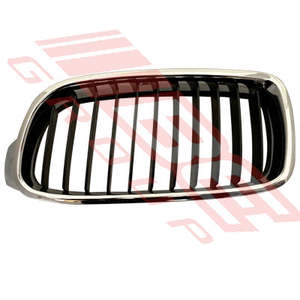 Parts To Suit Bmw 3 Series 2012: 0062399-01 - GRILLE - L/H - MAT DARK GREY W/CHROME MOULDING - TO SUIT - BMW 3'S F30 2012-