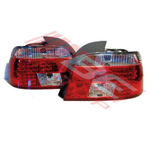 Parts To Suit Bmw 5 Series 1996 2003: 0065098-90PG - REAR LAMP - SET - L&R - RED/CLEAR TO SUIT - BMW 5'S E39 1996-2000 4DR