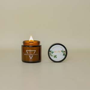 Candles: Mini Candle - "NOEL" Christmas Candle