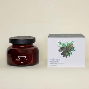 Natural Coconut Soy Candle Large: TESTER LARGE CANDLE - WILDERNESS