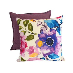 Pink Floral Cushion Duo