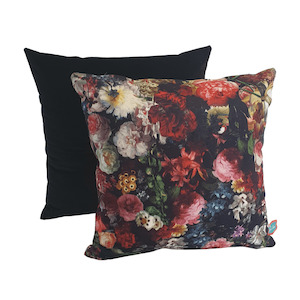 Cushions: Scarlet Velvet Cushion Duo
