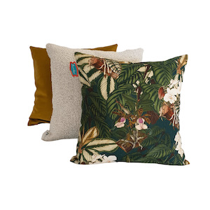 Cushions: Golden Jungle Trio