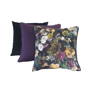 Cushions: Velvet & Felt Trio