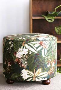 Ottomans Footstools: The Round Footstool