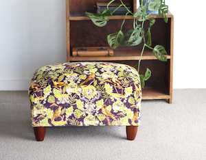 For Sale: The Treasure Puff: La Voliere Velvet