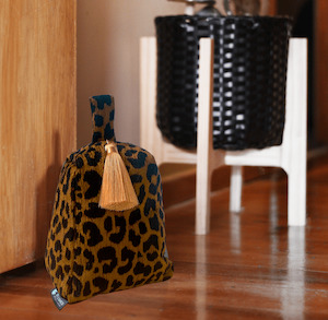 Door Stop (Leopard & black)