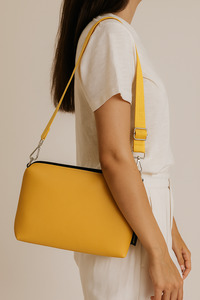 All: Vinyl Handbag - Yellow