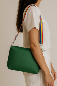 Vinyl Handbag - Green