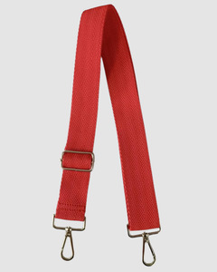 Vinyl Handbag Strap - Red