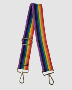Vinyl Handbag Strap - Rainbow