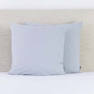 Fieldcrest Stonewashed Cotton Mist European Pillowcase Pair