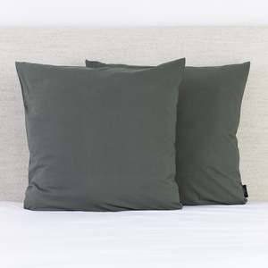 Fieldcrest Stonewashed Cotton Thyme European Pillowcase Pair