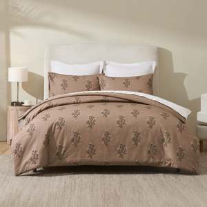 Bedroom: Gracious Living Thea Cotton Slub Duvet Cover Set