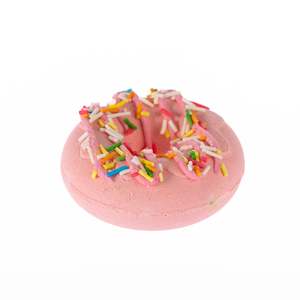 Grace & Gild Fun Fizzer Doughnut Pink Sprinkle Bath Bomb 150G