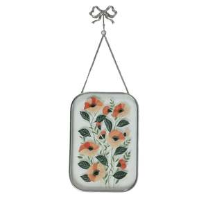 Design Republique Millie Silver Glass Wall Art