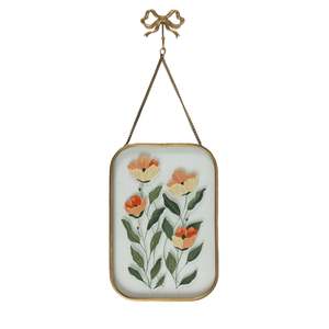 Design Republique Millie Gold Glass Wall Art