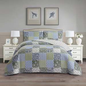 Solace Monisa Patchwork Coverlet Set