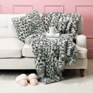 Marlo Mia Blanket & Cushion Pack Grey