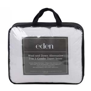 Duvet Inners: Eden Wool and Down Alternative 3 in 1 Combo Duvet Inner