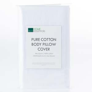 Home Essentials Pure Cotton Body Pillow Cover
