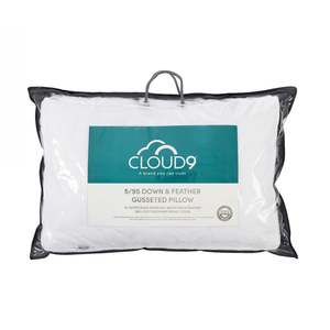 Pillows: Cloud 9 5/95 Down & Feather Gusseted Pillow