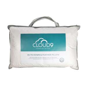 Pillows: Cloud 9 30/70 Down & Feather Pillow