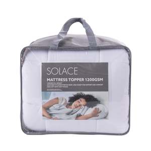 Mattress Toppers: Solace Mattress Topper 1200gsm