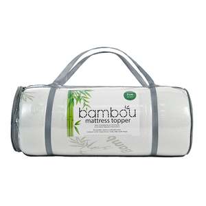 Bambou Memory Foam Mattress Topper 7cm Depth