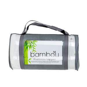 Bambou Memory Foam Mattress Topper 5cm Depth