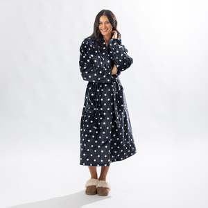 Design Republique Kellie Spot Plush Robe