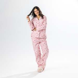 Pyjamas Robes: bb&b Sleep Heart Flannelette PJ Set