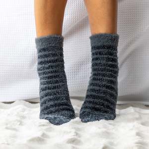 bb&b Classic Chenille Stripe Bed Sock