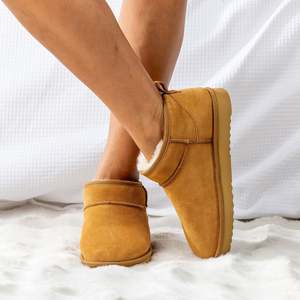 Slippers Bedsocks: Woolrest Suede Unisex Slipper Boot