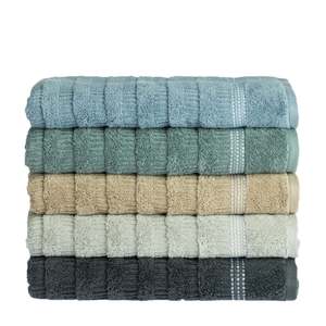 Home Co. Penny Self Stripe Bath Sheet 540gsm
