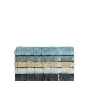 Towels: Home Co. Penny Self Stripe Hand Towel 540gsm