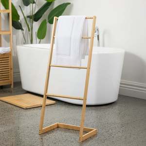 Solace Elody Bamboo 4 Tier Towel Rail