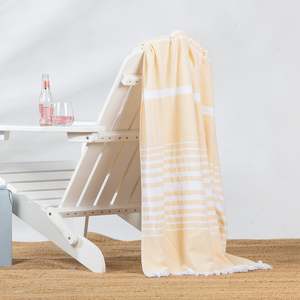 Towels: Cove St Tropez Universal Beach Towel Yellow