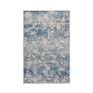 Home Co. Soft Ribbed Everly Rug Denim 120 x 180cm