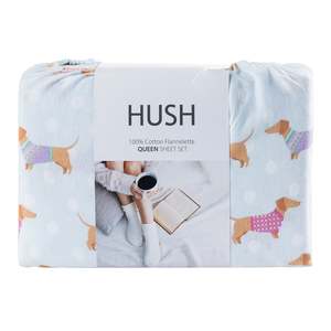 Hush Dashy Print Cotton Flannelette Sheet Set