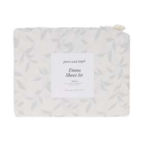 Pure & Simple Emma Printed Sheet Set